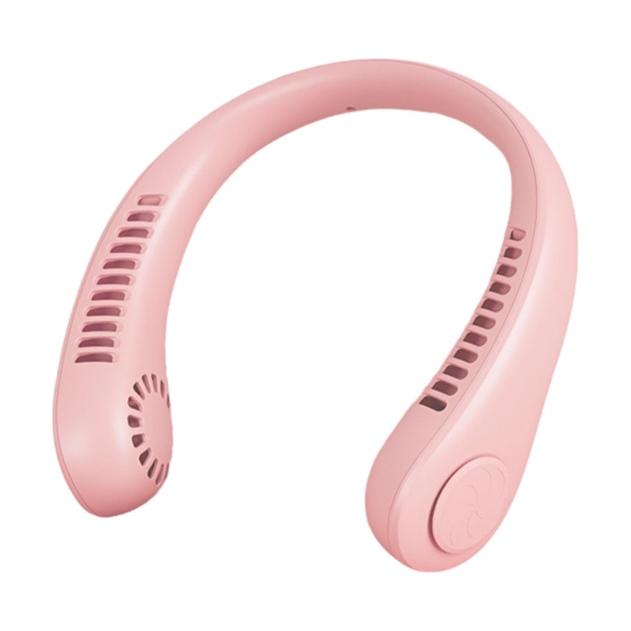 Breeze Wearable Neck Fan in Pink